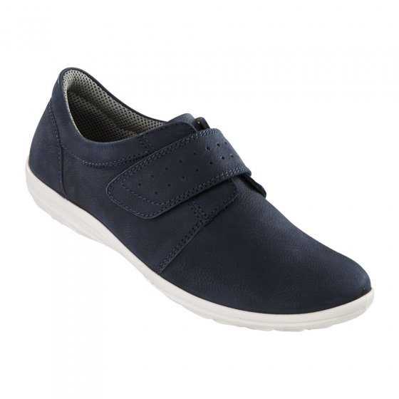 Chaussures scratchées en cuir nappa souple 