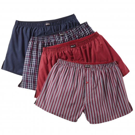 Caleçon tissé par lot de 4 pièces