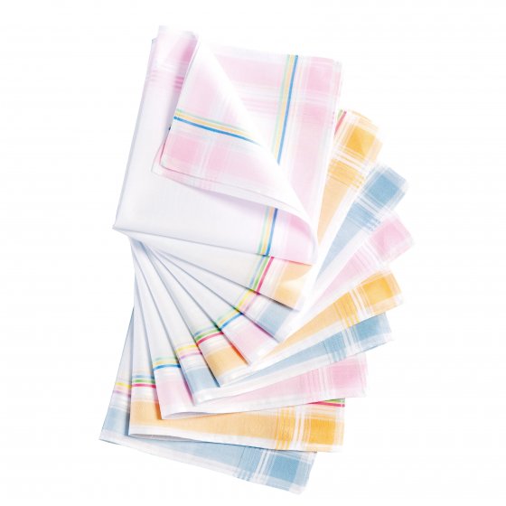 Mouchoirs en tissu femme Lot de 9