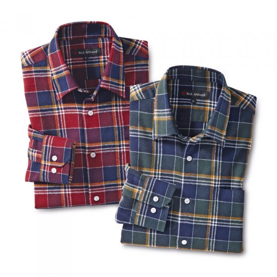 Chemise en flanelle de coton