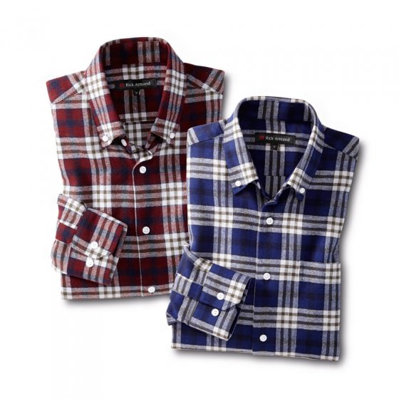 Chemise en flanelle de coton
