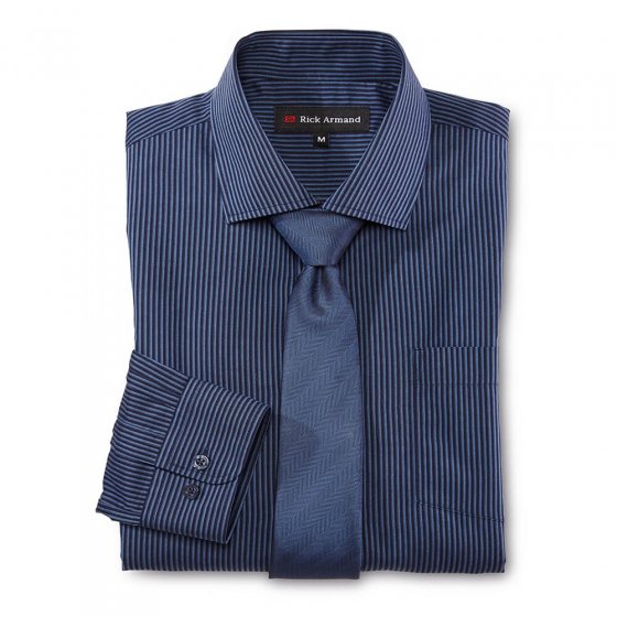 Chemise et cravate M (39/40) | Marine