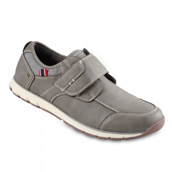 Chaussures confort à patte auto-agrippante 43 | Gris