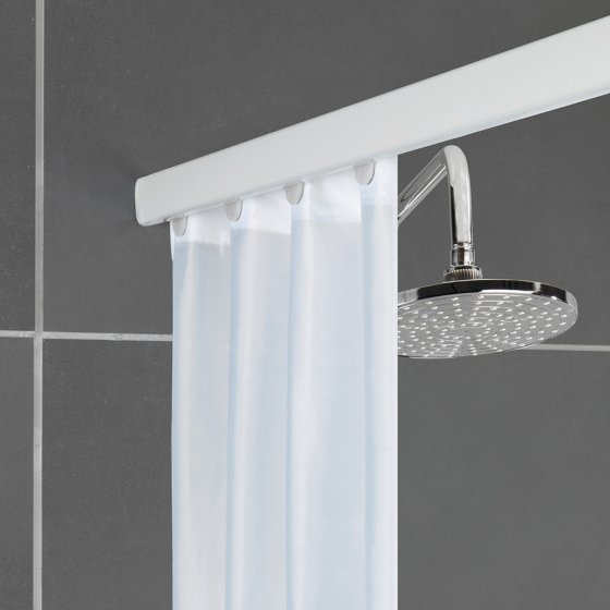 Tringle télescopique pour rideau de douche 