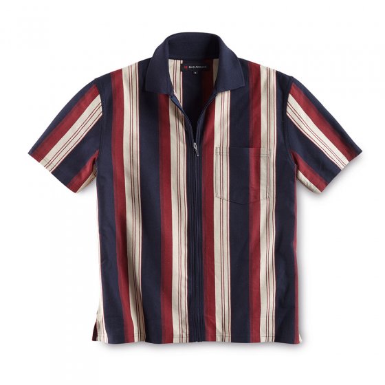 Polo avec zip continu