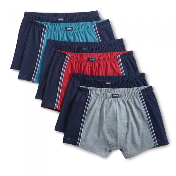 Boxers rétro en coton Lot de 6  