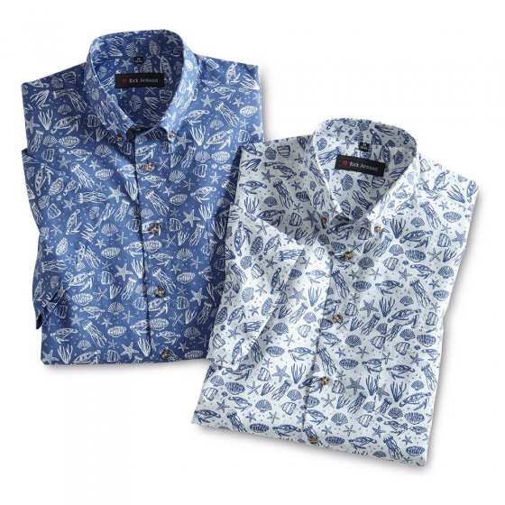 Chemise d'été imprimée Lot de 2