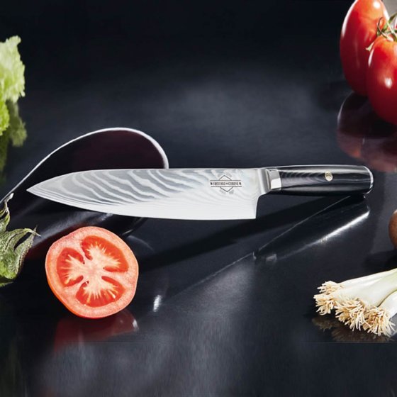 Jeu de couteaux damassés "Histoire de Cuisine"