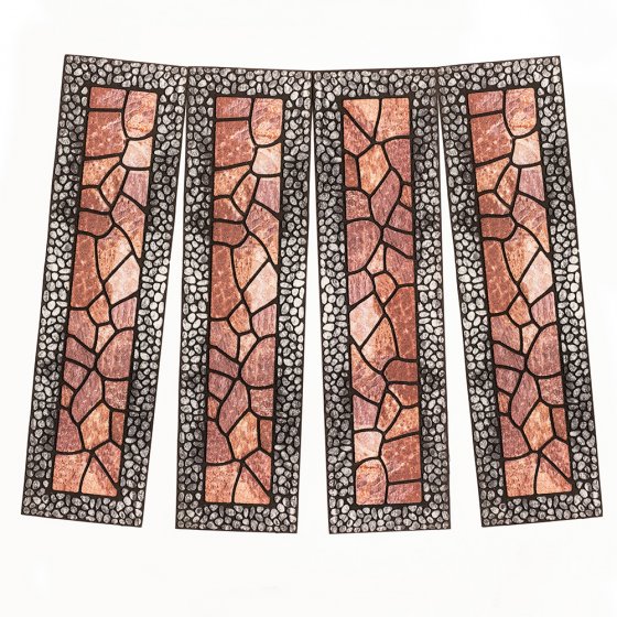 Tapis de protection pour marches 4 pieces