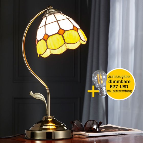 Lampe de table style Tiffany 