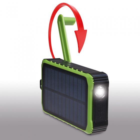 Chargeur à manivelle et solaire 