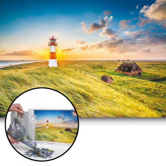 Puzzle 1.000 pièces « phare de Sylt » 