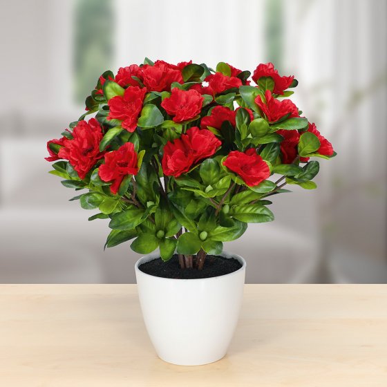Azalée artificielle en pot