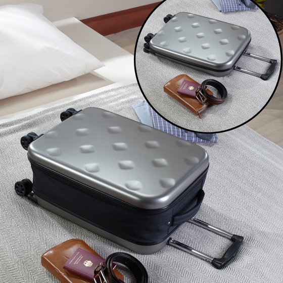 Valise ultra plate à roulettes