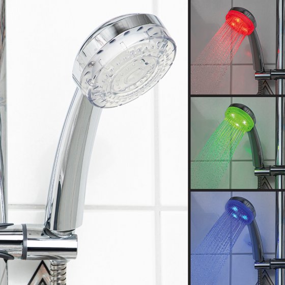 Pommeau de douche à LED 