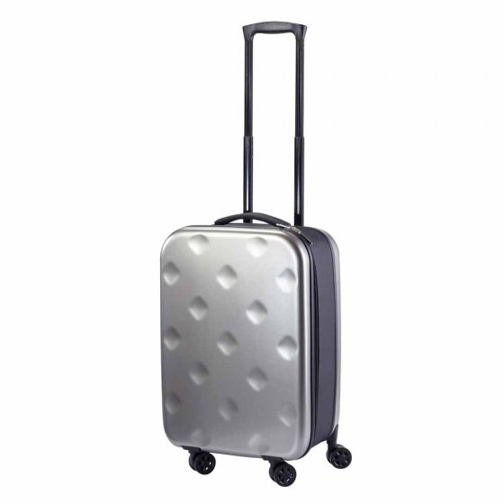 Valise ultra plate à roulettes Gris