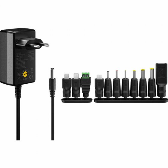 Adaptateur secteur universel 1,5 A 