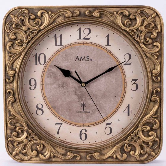 Horloge murale radiopilotée « décor » 