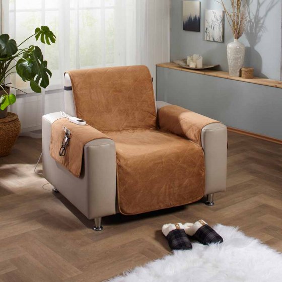Protège-fauteuil avec chauffage 