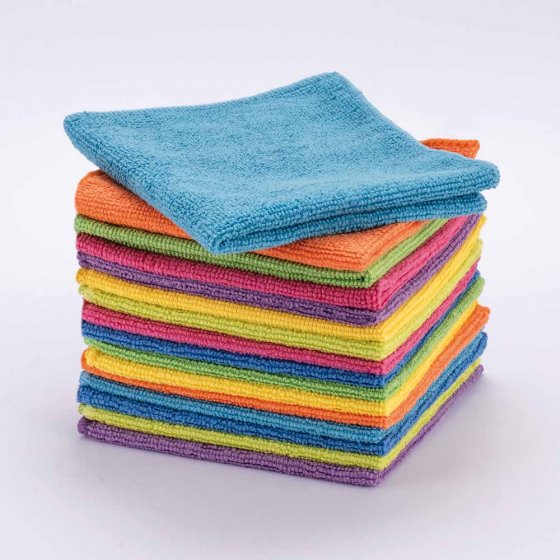 Chiffons en microfibre, lot de 16 