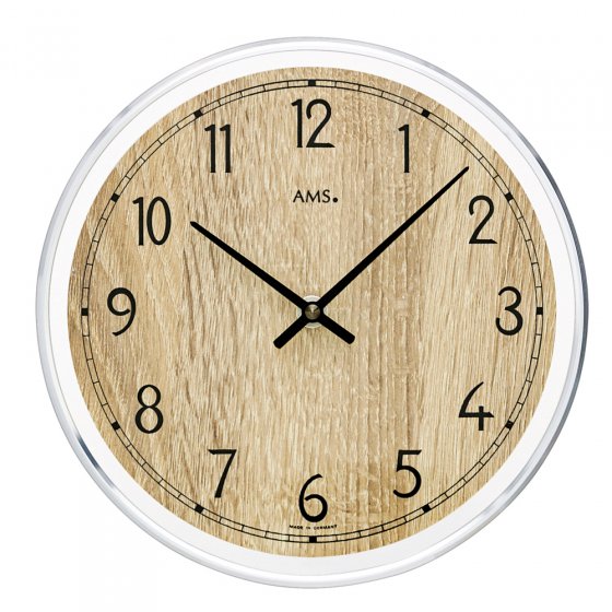  Horloge murale aspect bois 