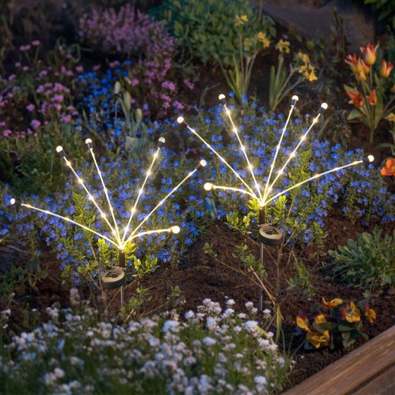 Lucioles de jardin solaires 