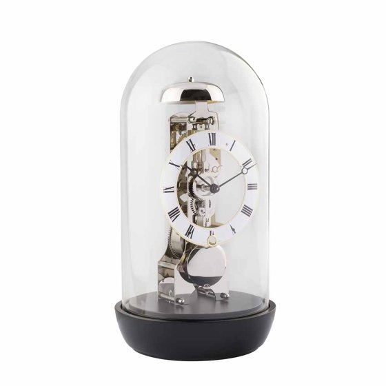 Horloge de table élégante avec cloche Noir