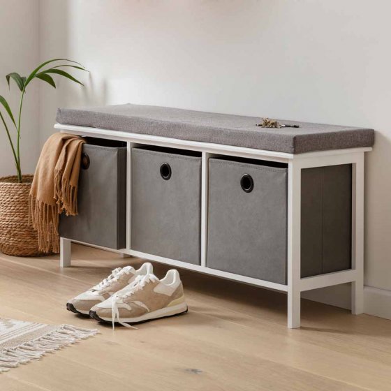 Banc avec tiroirs