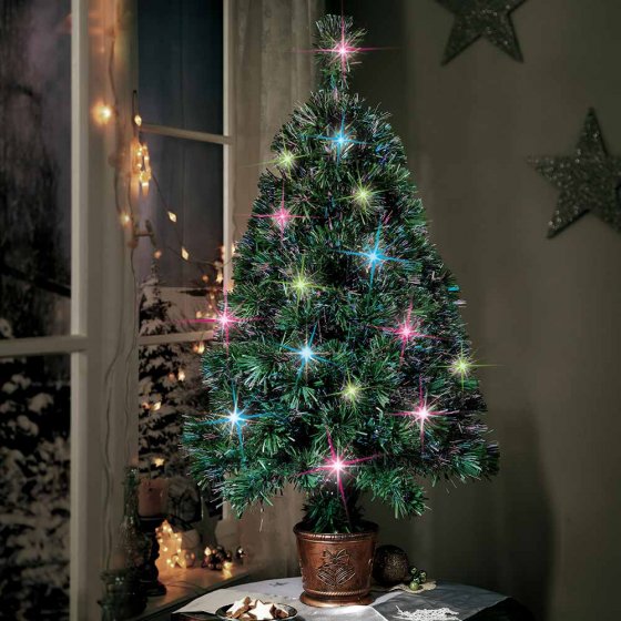 Sapin de Noël à couleur changeante