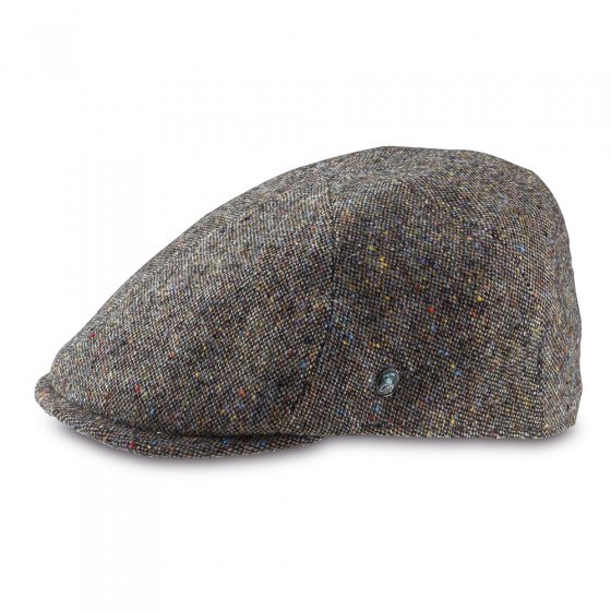 Casquette en tweed Donegal 