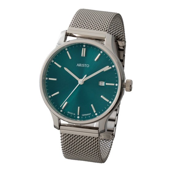 Montre Milanaise pour homme  Vert