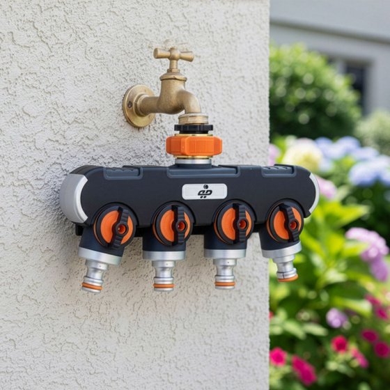 Distributeur à robinet 4 voies 