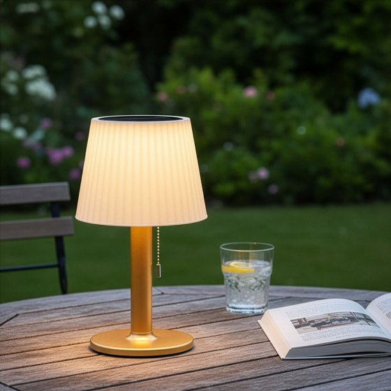 Lampe de table solaire "Duo-Power" 