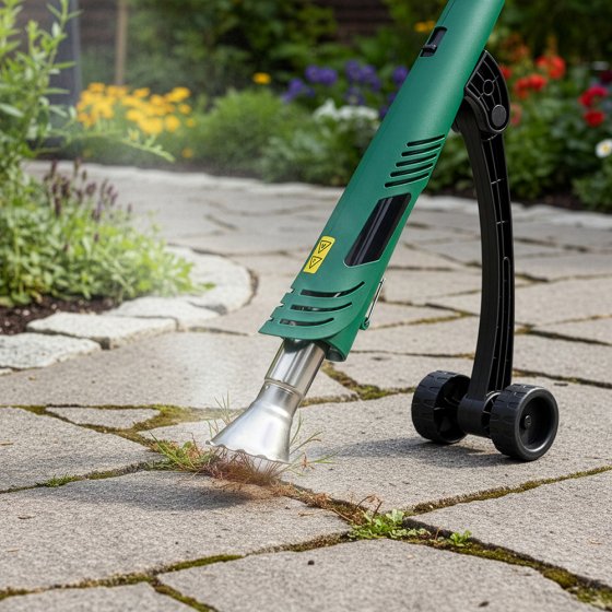 Désherbeur électrique à roulettes 