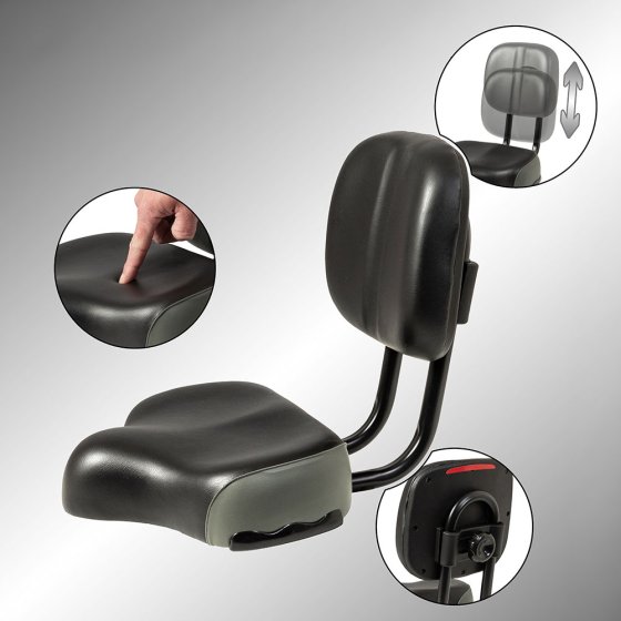 Selle avec dossier 