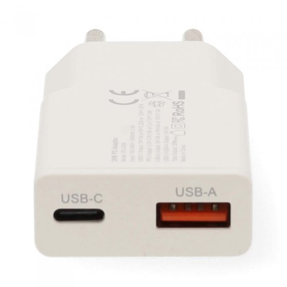 Adaptateur de prise combiné USB-C/A 