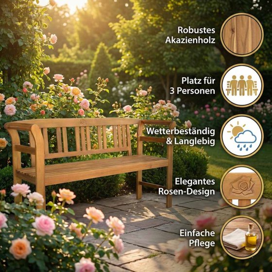 Banc de roseraie 