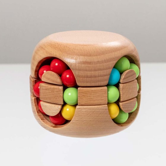 Cube à casse-tête en bois 