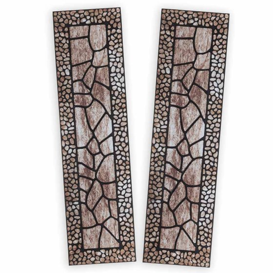 Lot de 2 tapis de protection pour les pieds - Grès  