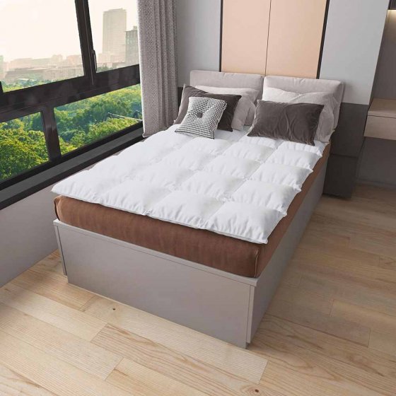 Couette en duvet avec pin cembro