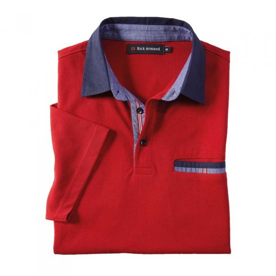 Polo moderne 3XL (128/132) | Rouge