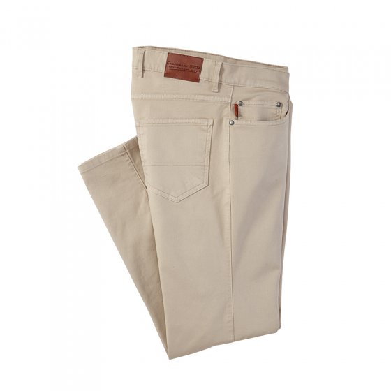Pantalon en toile de coton 27 | Beige
