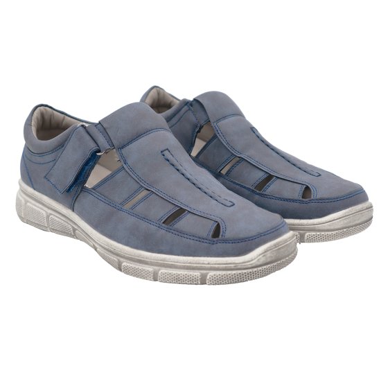 Chaussure à velcro avec trous 