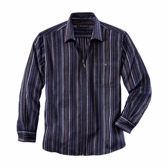 Chemise chenille zippée