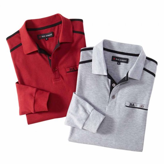 T-shirt interlock aux contrastes fantaisie