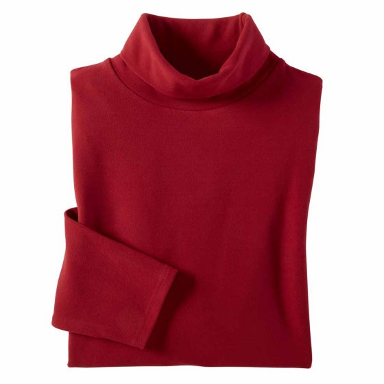 Pull à col roulé thermique 3XL (128/132) | Rouge