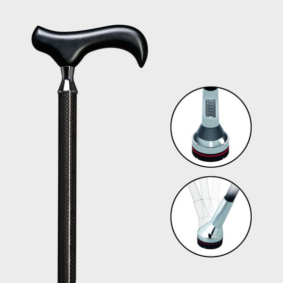 Canne Physio Step Derby carbone