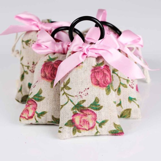 Sachets parfumés à la rose 