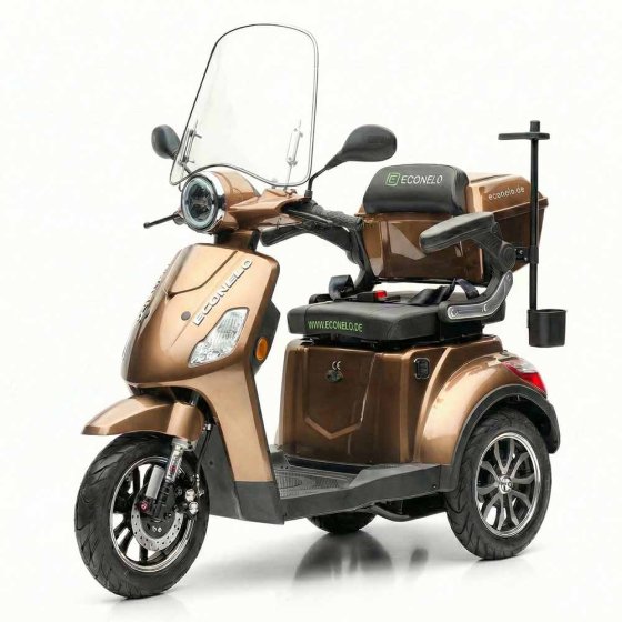 E-Mobil Denia, 3 roues, batterie au lithium Marron