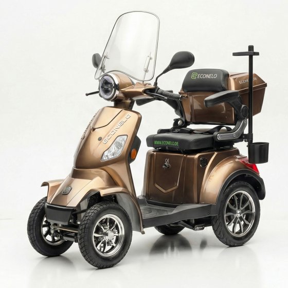 E-Mobile VENEZIA, 4 roues, batterie au lithium Marron